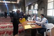 برپایی میز خدمت اداره کل دامپزشکی خوزستان در نماز جمعه کلانشهر اهواز