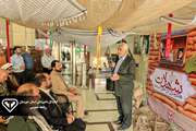 آیین افتتاح نمایشگاه لحظه های جاودانه به مناسبت هفته دفاع مقدس در اداره کل دامپزشکی استان خوزستان