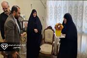 دیدار اعضای شورای فرهنگی دامپزشکی خوزستان با خانواده شهید مدافع حرم