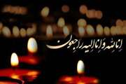 پیام تسلیت به مناسبت درگذشت همکار گرامی بازنشسته جناب آقای محمود دانش