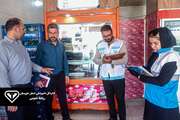 نظارت مشترک بر مراکز عرضه فرآورده‌های خام دامی در دزپارت