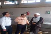 بازدید نماینده ولی فقیه سازمان جهادکشاورزی خوزستان از کشتارگاه دام رامشیر