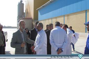 بازدید از کارخانه خوراک دام شهرستان بندر ماهشهر