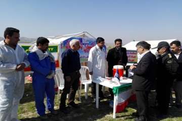 مانور 20بهمن اداره دامپزشکی شوشتر