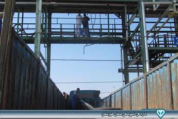 بازدید از سایتهای ضدعفونی کامیونهای حمل نهاده های دامی