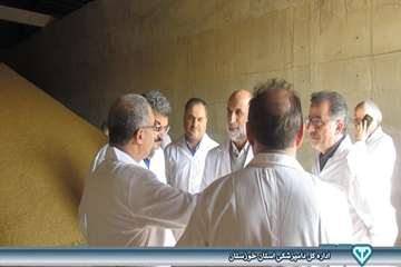 بازدید از کارخانه خوراک دام شهرستان بندر ماهشهر