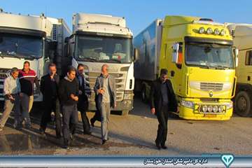 بازدید از نحوه صادرات فرآورده های خام دامی در مرز شلمچه