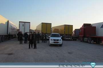 بازدید از نحوه صادرات فرآورده های خام دامی در مرز شلمچه