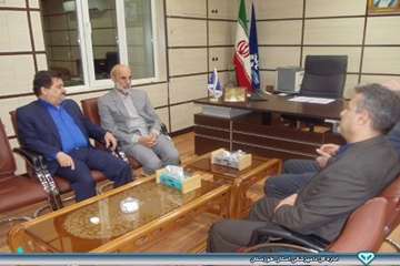 دیدار رئیس سازمان دامپزشکی کشور با رئیس سازمان جهاد کشاورزی و مدیر کل شیلات استان خوزستان