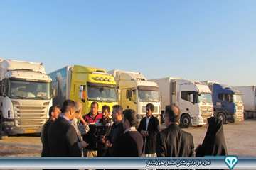 بازدید از نحوه صادرات فرآورده های خام دامی در مرز شلمچه