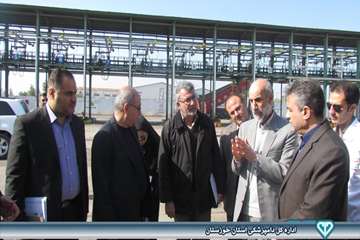 بازدید از سایتهای ضدعفونی کامیونهای حمل نهاده های دامی