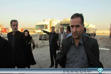 بازدید از نحوه صادرات فرآورده های خام دامی در مرز شلمچه