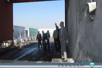 بازدید از سایتهای ضدعفونی کامیونهای حمل نهاده های دامی