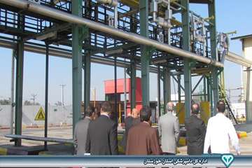 بازدید از سایتهای ضدعفونی کامیونهای حمل نهاده های دامی