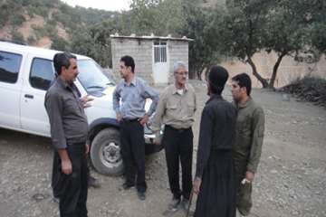 بازدید رئیس اداره بهداشت و مدیریت بیماری های دامی از مناطق عشایری شهرستان اندیکا