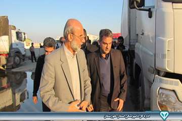 بازدید از نحوه صادرات فرآورده های خام دامی در مرز شلمچه