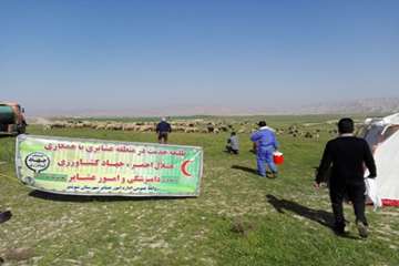 مانور 20بهمن اداره دامپزشکی شوشتر