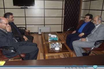 دیدار رئیس سازمان دامپزشکی کشور با رئیس سازمان جهاد کشاورزی و مدیر کل شیلات استان خوزستان