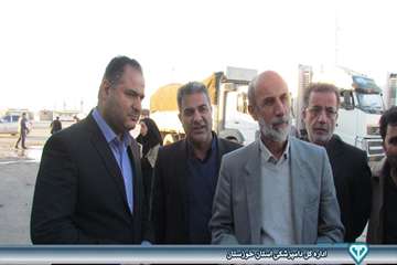 بازدید از نحوه صادرات فرآورده های خام دامی در مرز شلمچه