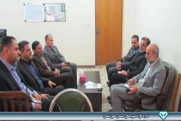 برگزاری جلسه با حضور ریاست محترم سازمان دامپزشکی کشور در شهرستان ماهشهر