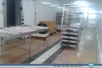 کارگاه عمل آوری آبزیان نفیس کوثر هندیجان اسفند 93