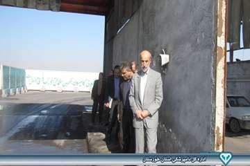 بازدید از سایتهای ضدعفونی کامیونهای حمل نهاده های دامی