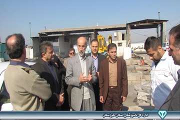 بازدید از سایتهای ضدعفونی کامیونهای حمل نهاده های دامی