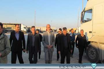 بازدید از نحوه صادرات فرآورده های خام دامی در مرز شلمچه