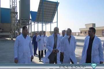 بازدید از کارخانه خوراک دام شهرستان بندر ماهشهر