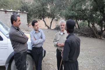 بازدید رئیس اداره بهداشت و مدیریت بیماری های دامی از مناطق عشایری شهرستان اندیکا