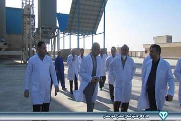 بازدید از کارخانه خوراک دام شهرستان بندر ماهشهر