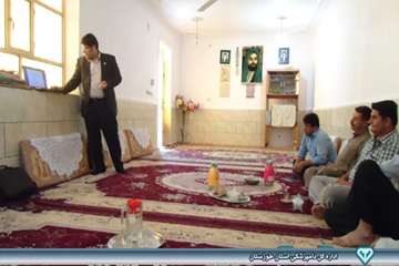 کلاس آموزشی ترویجی در روستاهای ولی و جایزان کهنه - دامپزشکی امیدیه