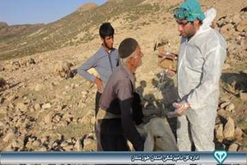 خدمات دامپزشکی در مناطق عشایری اندیکا