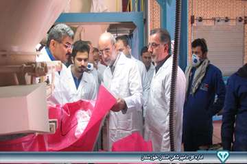 بازدید از کارخانه خوراک دام شهرستان بندر ماهشهر