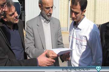 بازدید از سایتهای ضدعفونی کامیونهای حمل نهاده های دامی