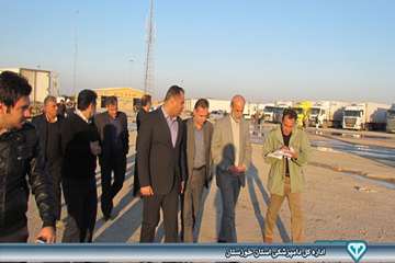 بازدید از نحوه صادرات فرآورده های خام دامی در مرز شلمچه
