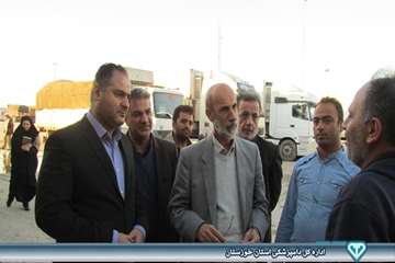 بازدید از نحوه صادرات فرآورده های خام دامی در مرز شلمچه