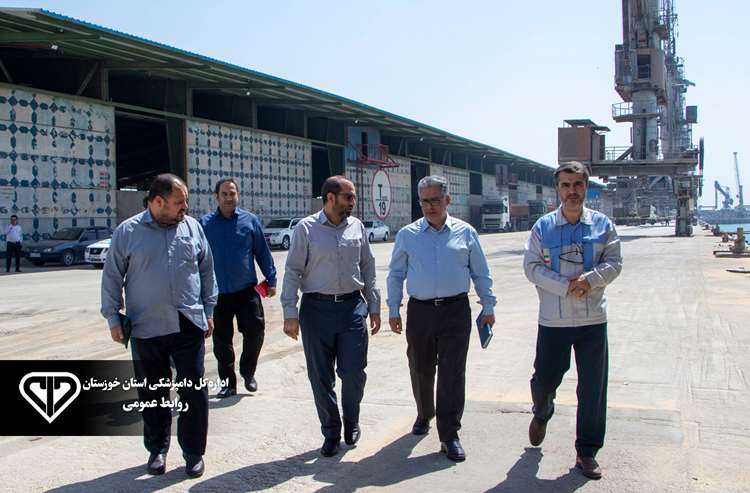بررسی میدانی اقدامات و فرآیندهای اجرایی و نظارتی دامپزشکی خوزستان توسط مدیرکل دفتر مرکزی حراست سازمان دامپزشکی کشور