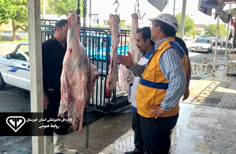 جمع آوری جایگاه های غیر مجاز عرضه و کشتار دام در  شهرستان شوش 