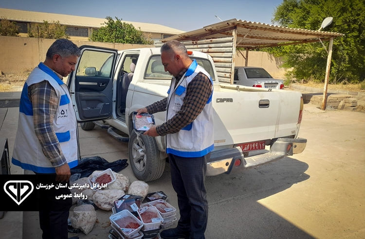 برخورد قضایی با عرضه کنندگان گوشت غیرمجاز در فضای مجازی توسط اداره دامپزشکی اندیمشک