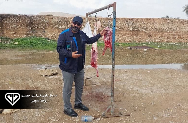 برخورد با عاملان عرضه و کشتار غیرمجاز دام زنده در جاده‌های برون‌شهری مسجدسلیمان