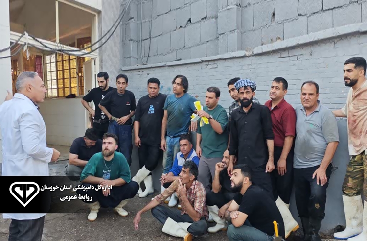 برگزاری دوره آموزشی پیشگیری از تب کریمه کنگو برای قصابان و کارکنان کشتارگاه شوش