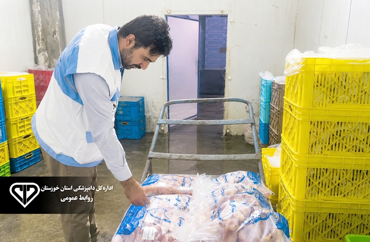 ضبط ۴۰۰ کیلوگرم قطعات مرغ تاریخ‌منقضی در اهواز